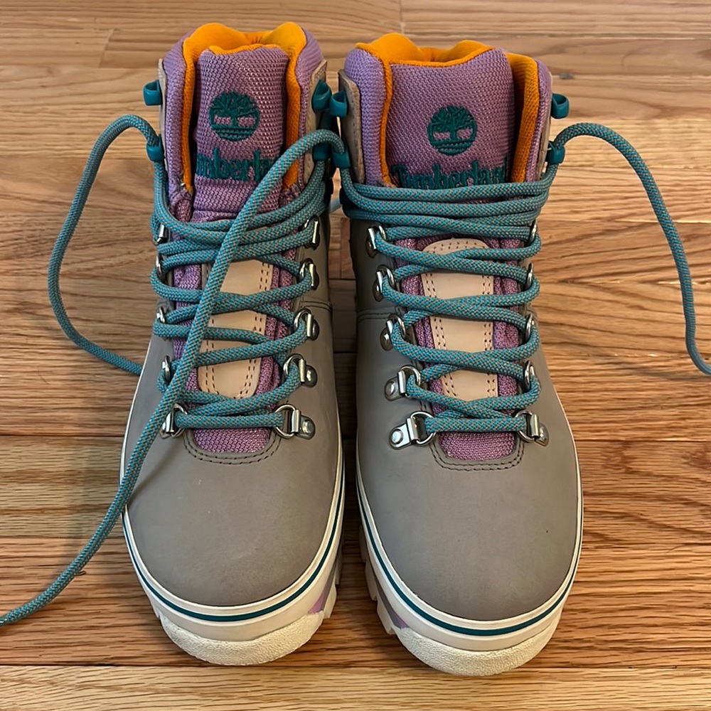 Brand new never worn Timberland Euro hiking boots.